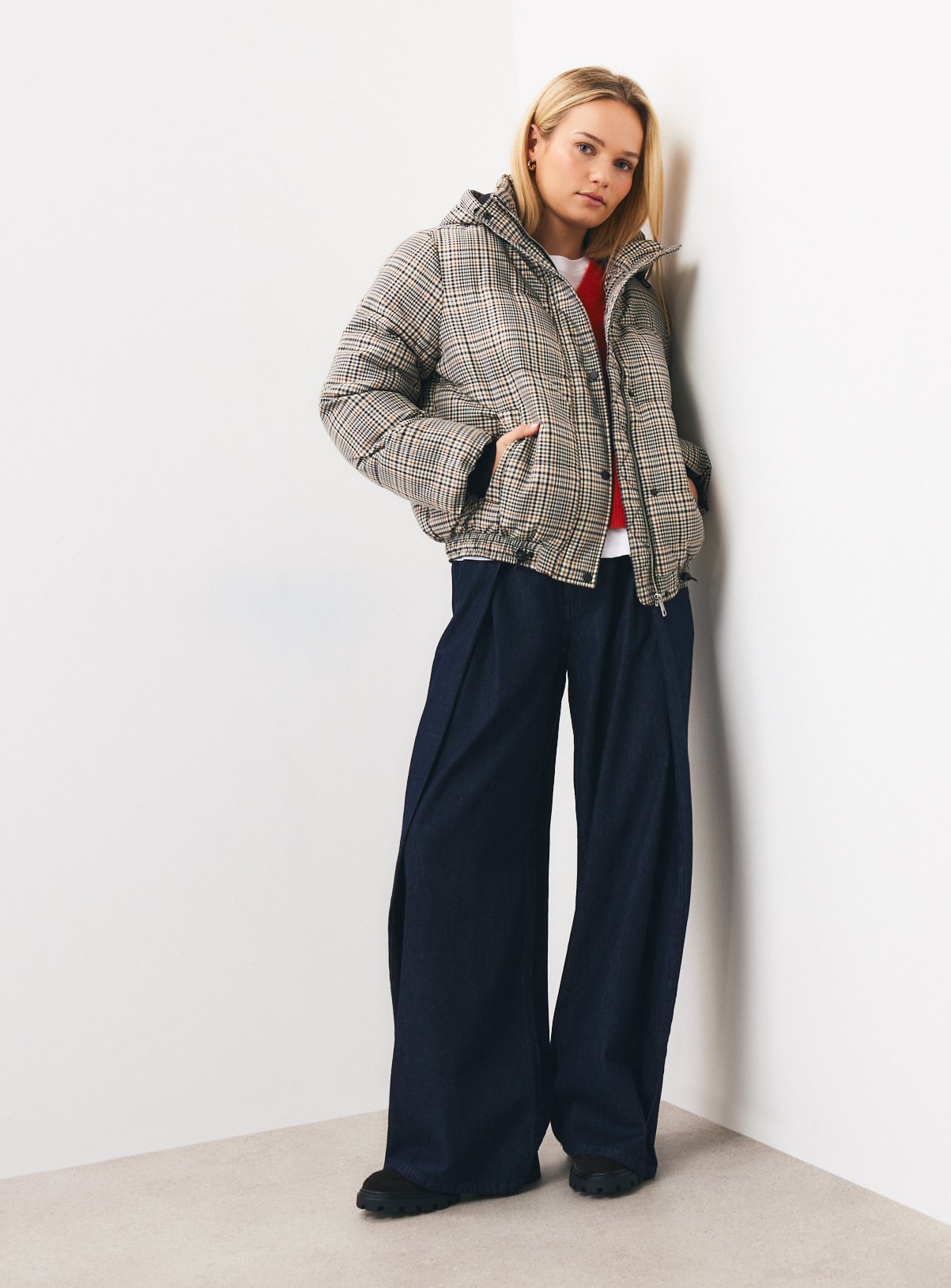 Check Padded Jacket XS - Image 2 thumbnail